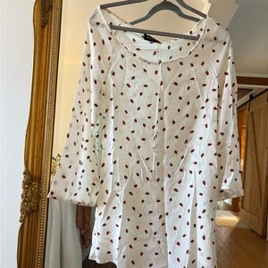 Realisation Par White Strawberry Dress